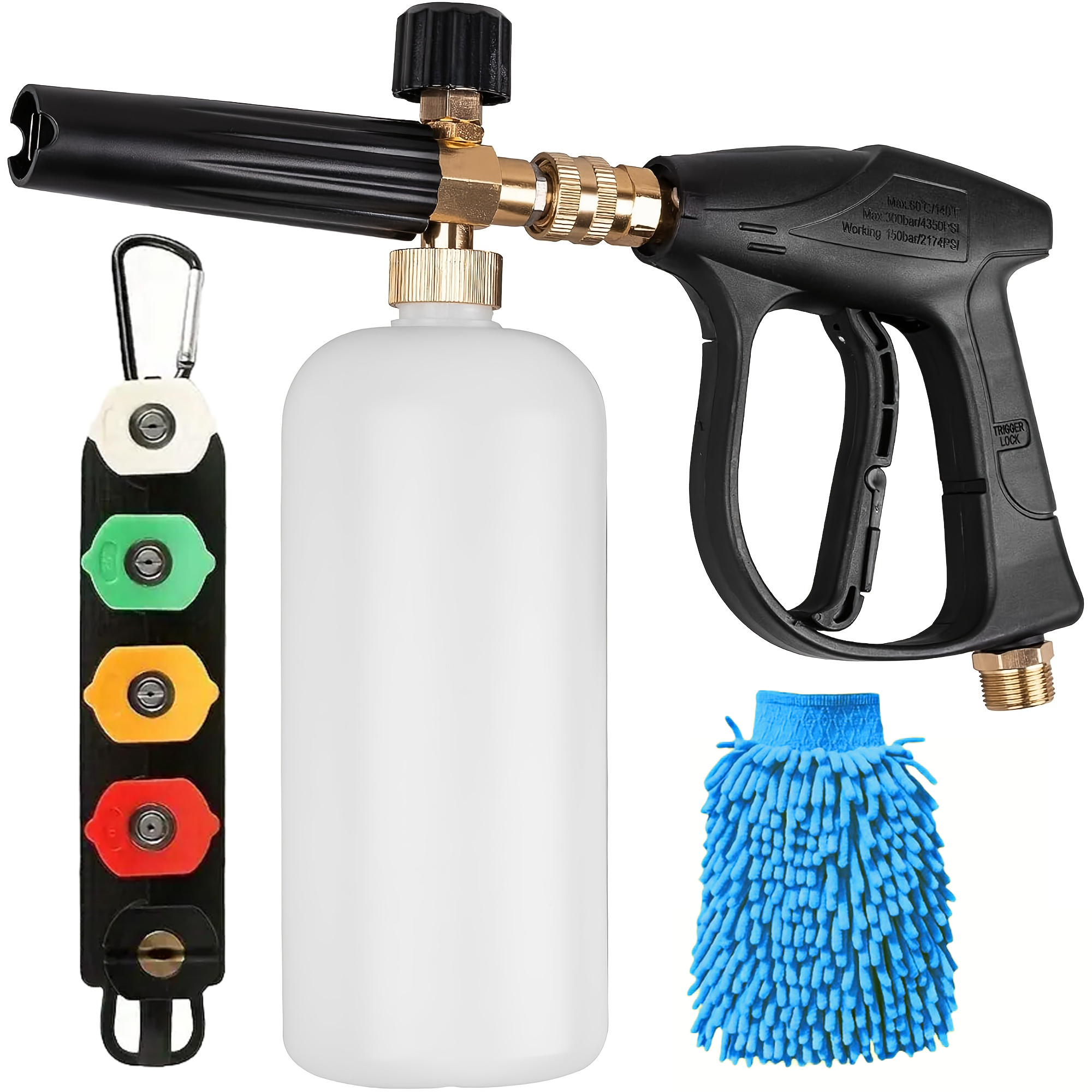 Pressure Washer Foam Gun - High Pressure Washer Short Gun with