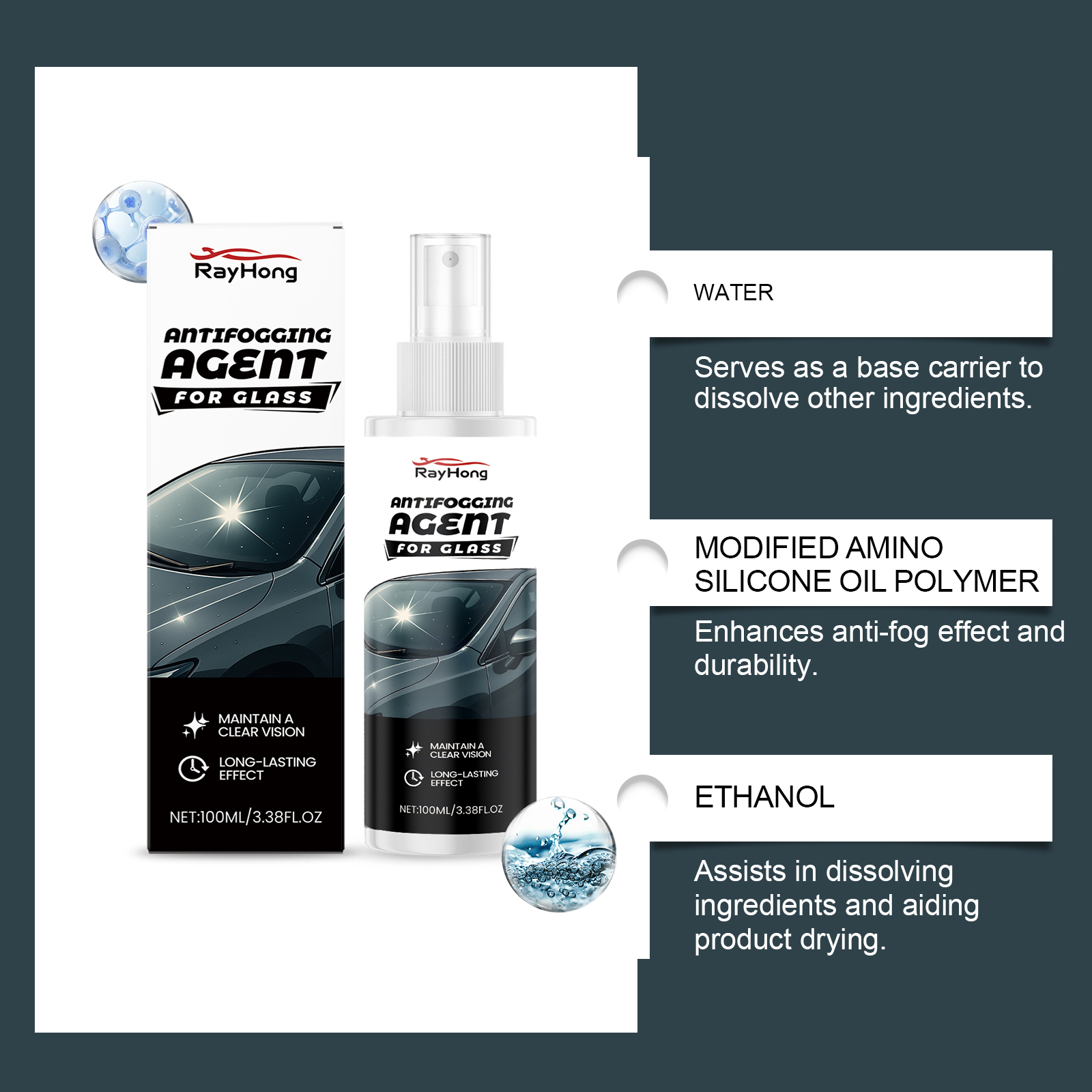 Cars Glass Anti-Rain Spray Aut - đánh giá và giá Car Shampoo Ph