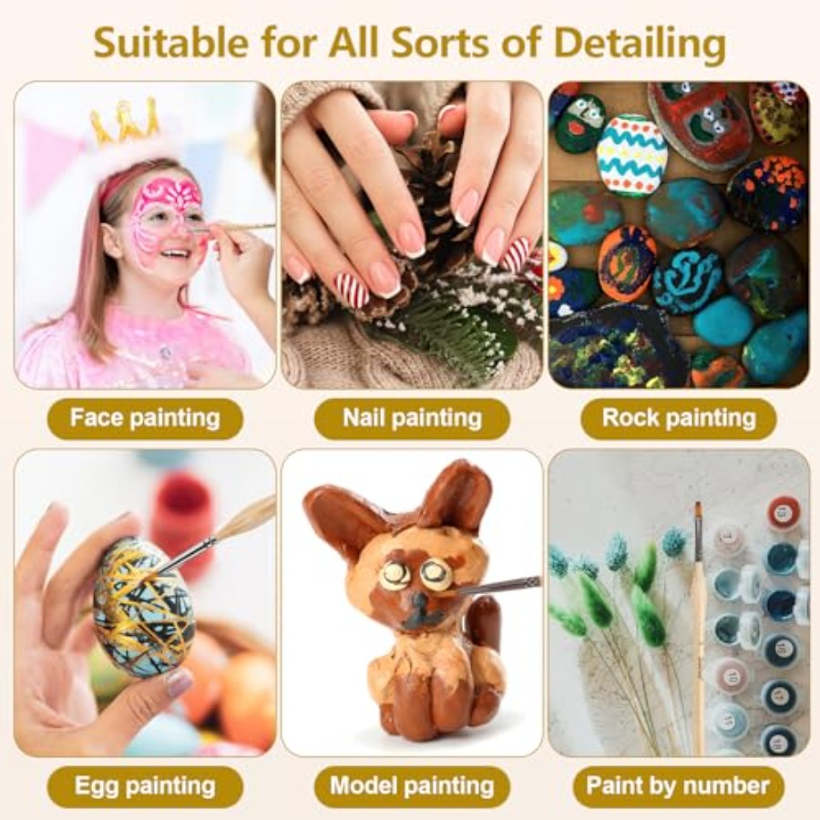 10 pcs Miniature Detail Paint  - đánh giá và giá Detailing Brush Set