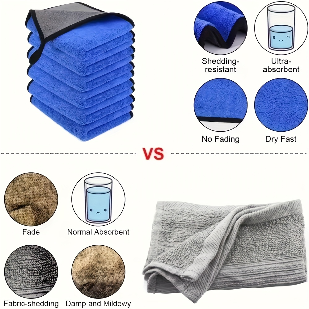 1-10pcs Microfiber Car Cleanin - đánh giá và giá Microfiber Towel Detailing