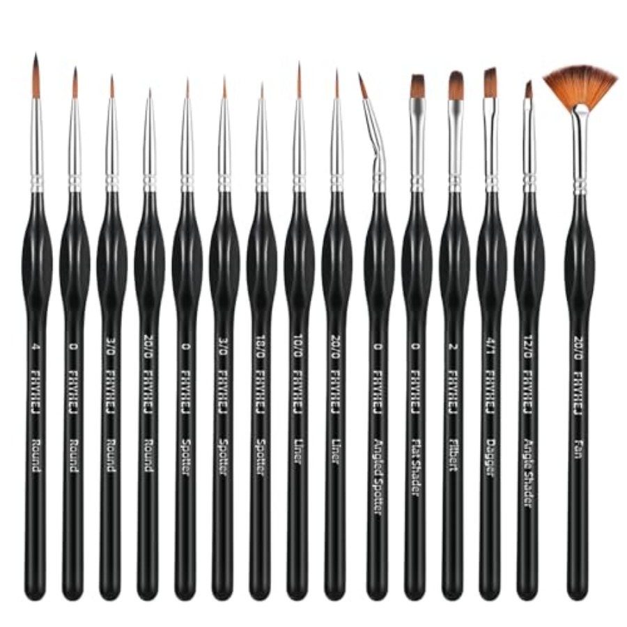Detail Paint Brushes Set, 15PC - đánh giá và giá Detailing Brush Set