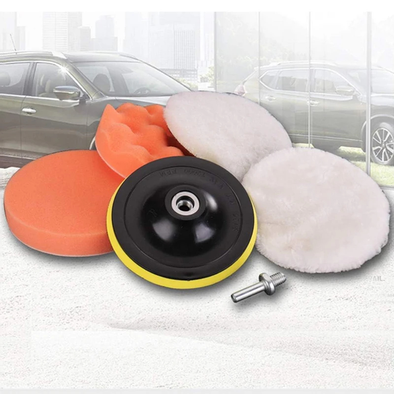 3/4/5 Inch Car Polisher Pads K - đánh giá và giá Polish Pad Set Buffer