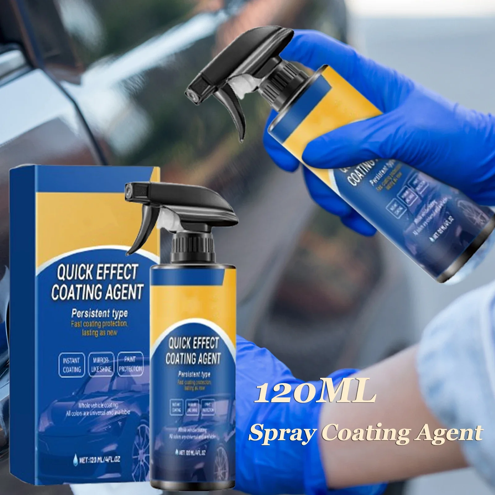 NEW Car Coating Spray Hydropho - đánh giá và giá Car Wax Ceramic Coating