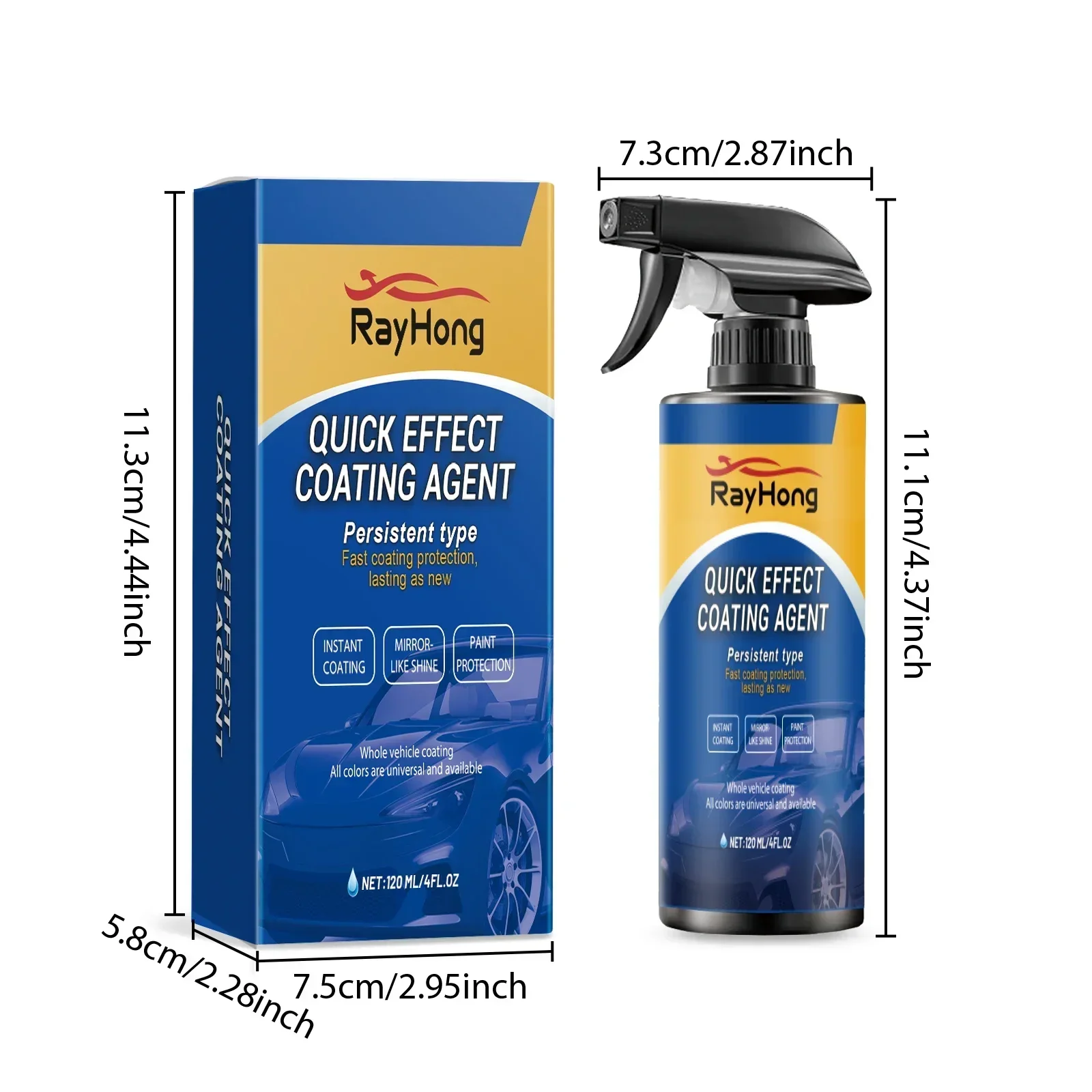 NEW Car Coating Spray Hydropho - đánh giá và giá Car Wax Ceramic Coating