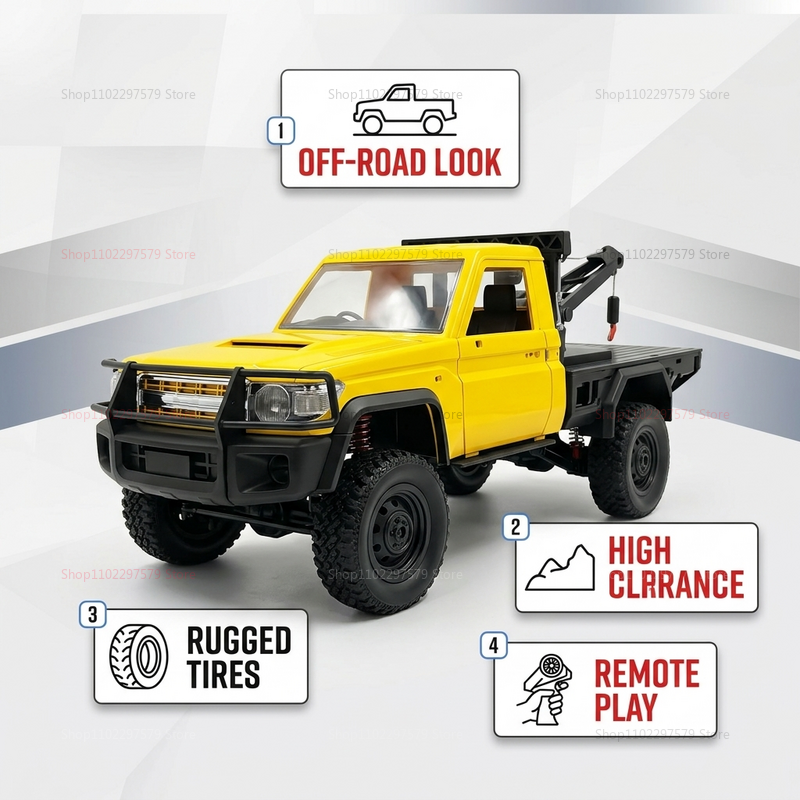 MN82T 1:12 2.4G RC Crawler Hoi - đánh giá và giá Dirt Brush Interior