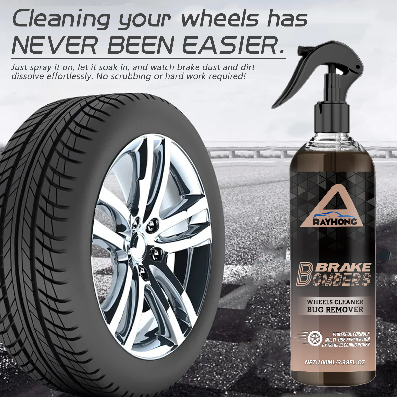 120ml Non Acid Wheel Cleaner B - đánh giá và giá Wheel Cleaner Alloy