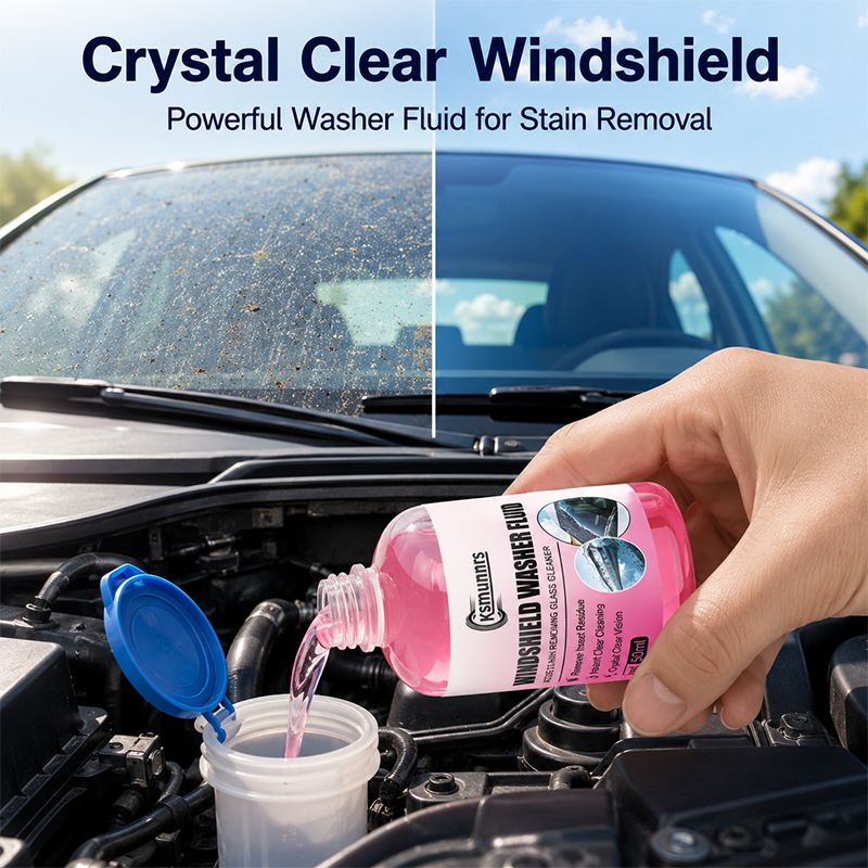 Car Glass Coating Washer Fluid - đánh giá và giá Glass Cleaner Streak