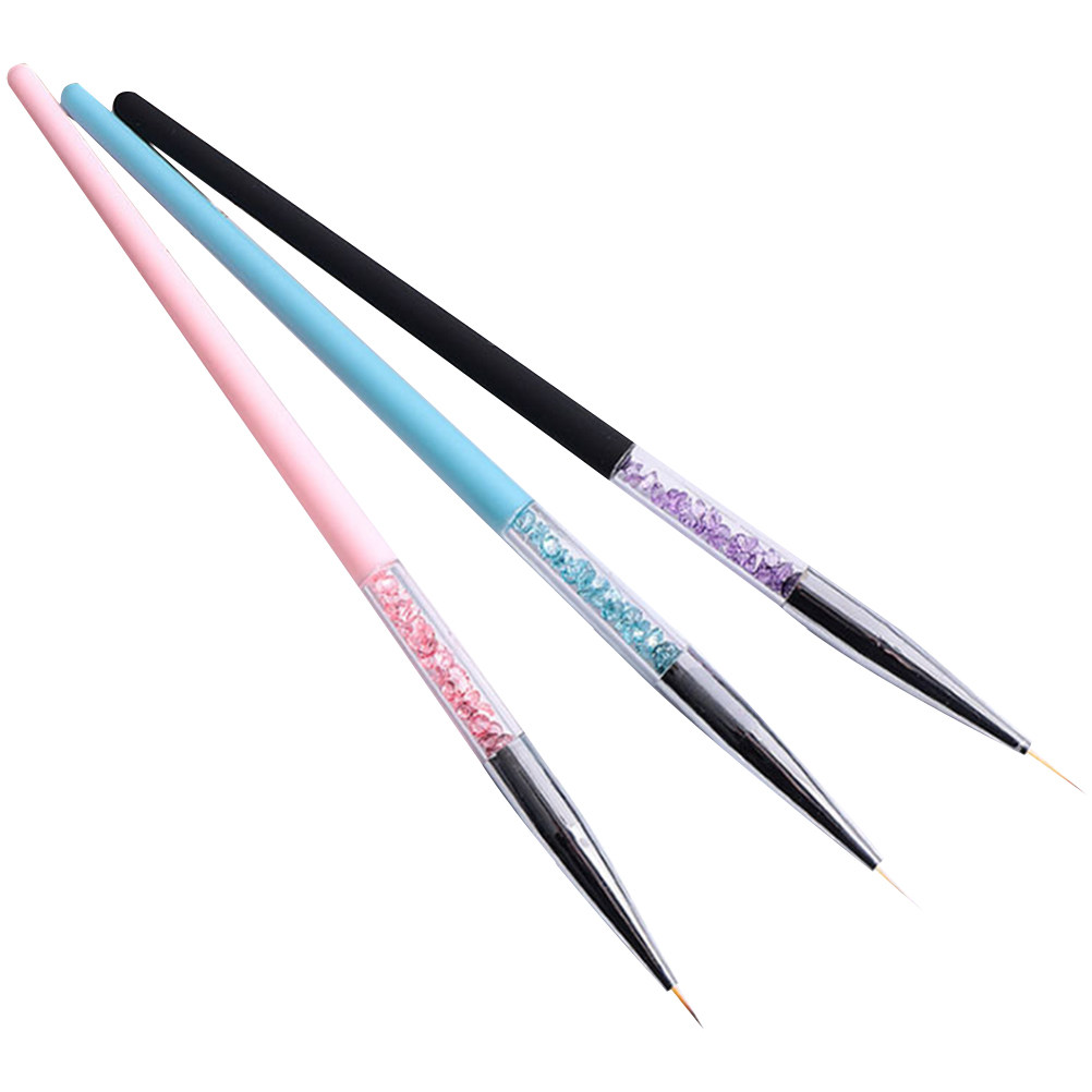 3Pcs Nail Art Pen Set Fine Tip - đánh giá và giá Detailing Brush Set