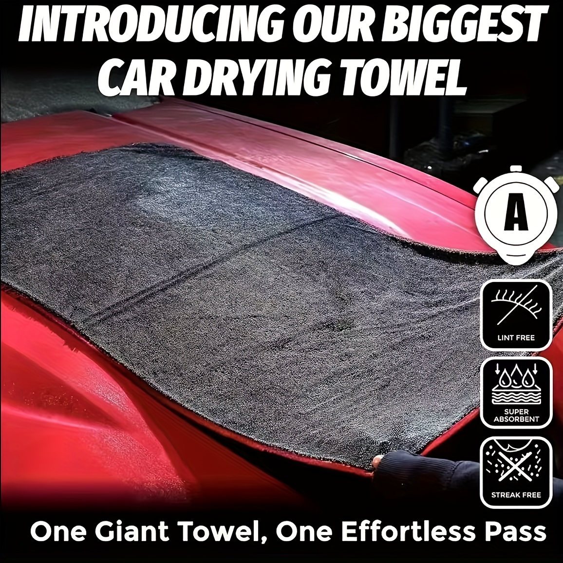 Ultra Absorbent Car Towel XXL  - đánh giá và giá Microfiber Towel Detailing