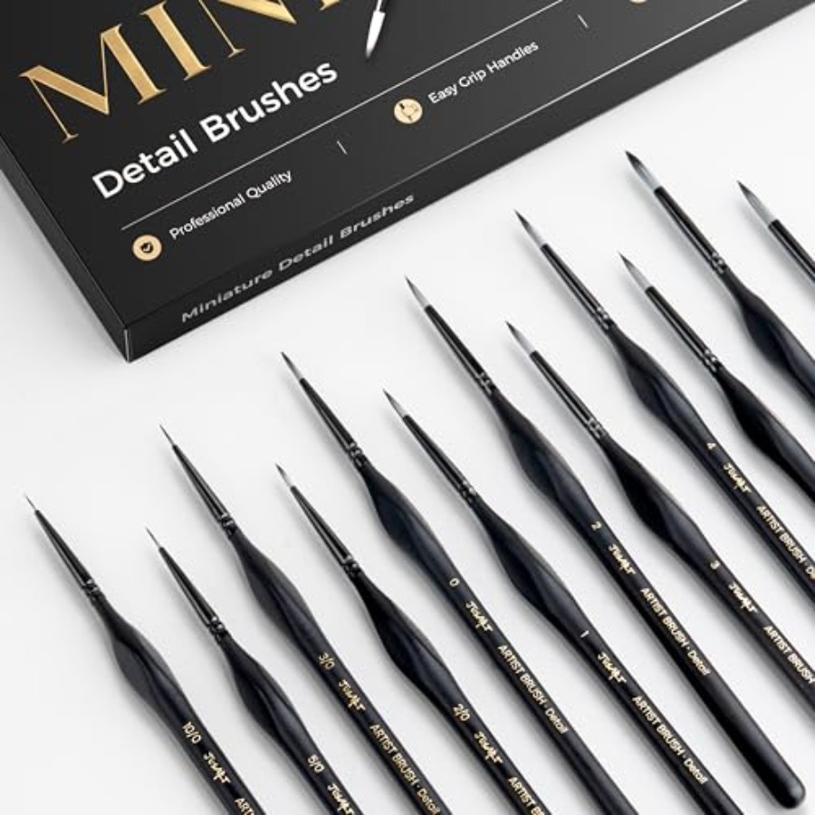 Detail Paint Brushes Set, 12 P - đánh giá và giá Detailing Brush Set