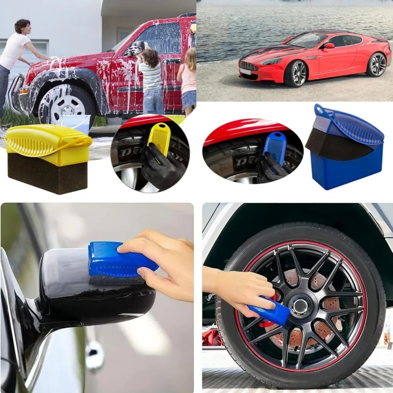 Car Wheel Hub Brush Lidded Pol - đánh giá và giá Wax Applicator Pad