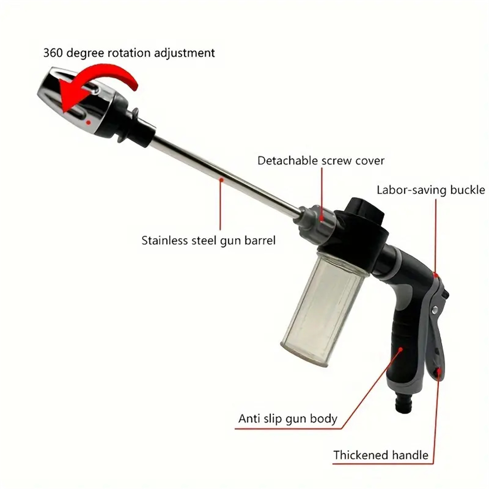 Expandable high-pressure car w - đánh giá và giá Pressure Washer Foam Gun