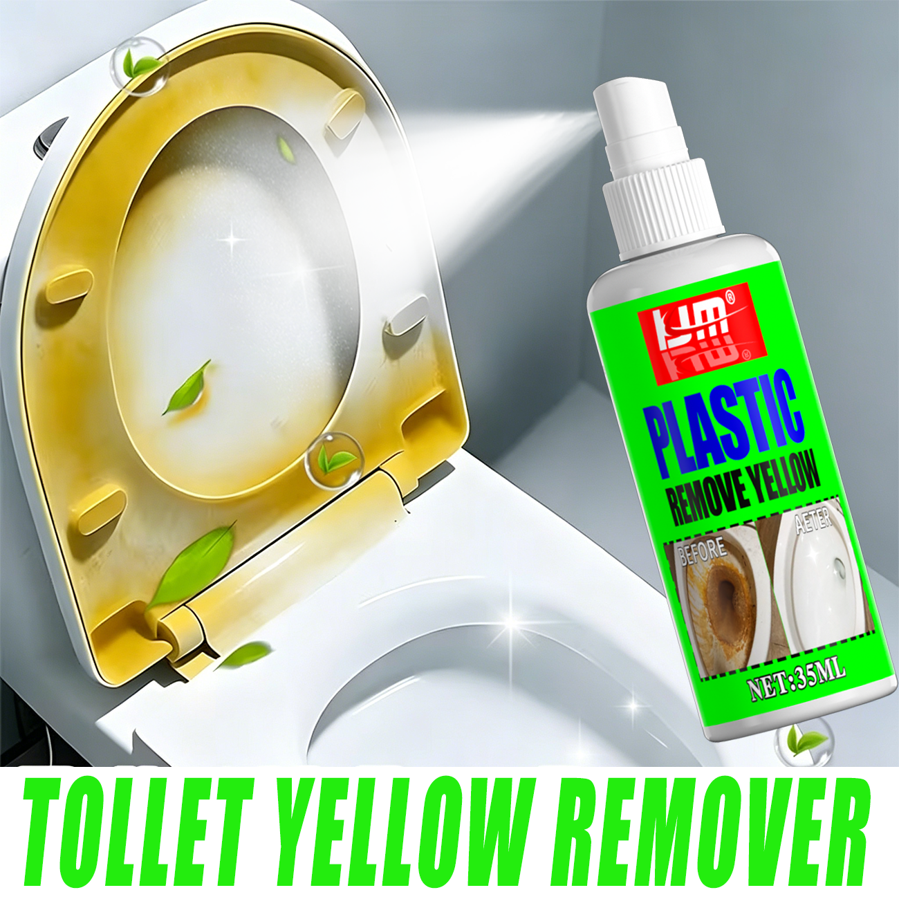 KJM 35ml Toilet Seat Yellow Re - đánh giá và giá Seat Cleaner Fabric