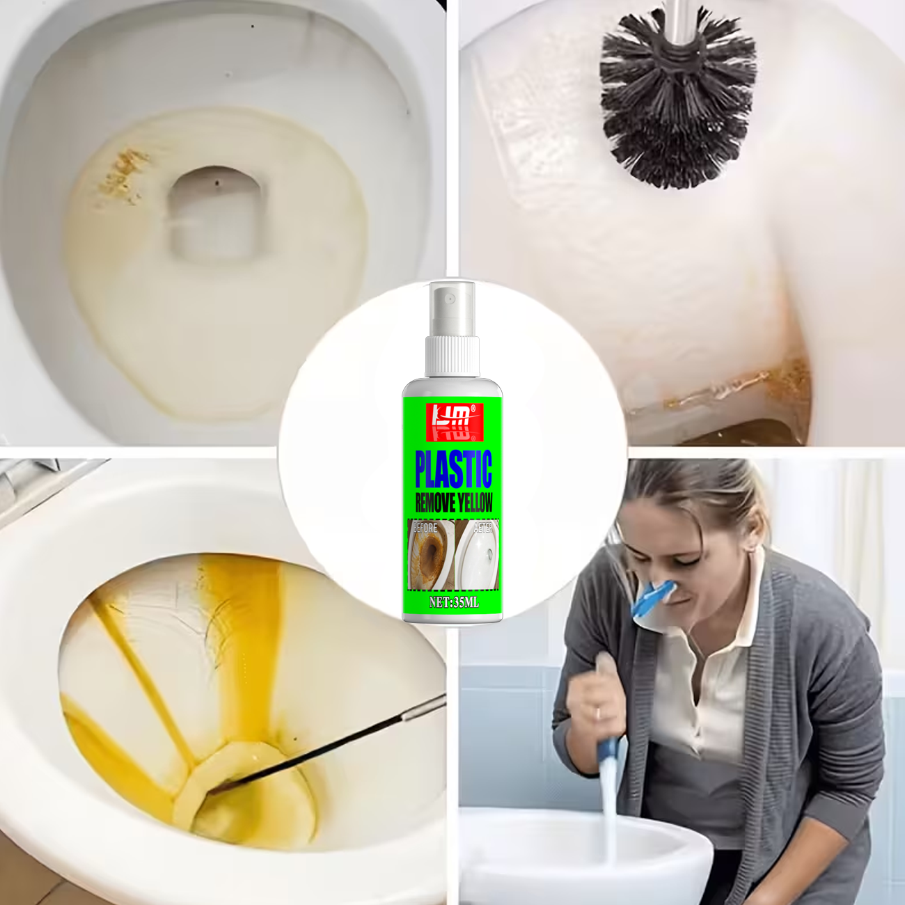 KJM 35ml Toilet Seat Yellow Re - đánh giá và giá Seat Cleaner Fabric